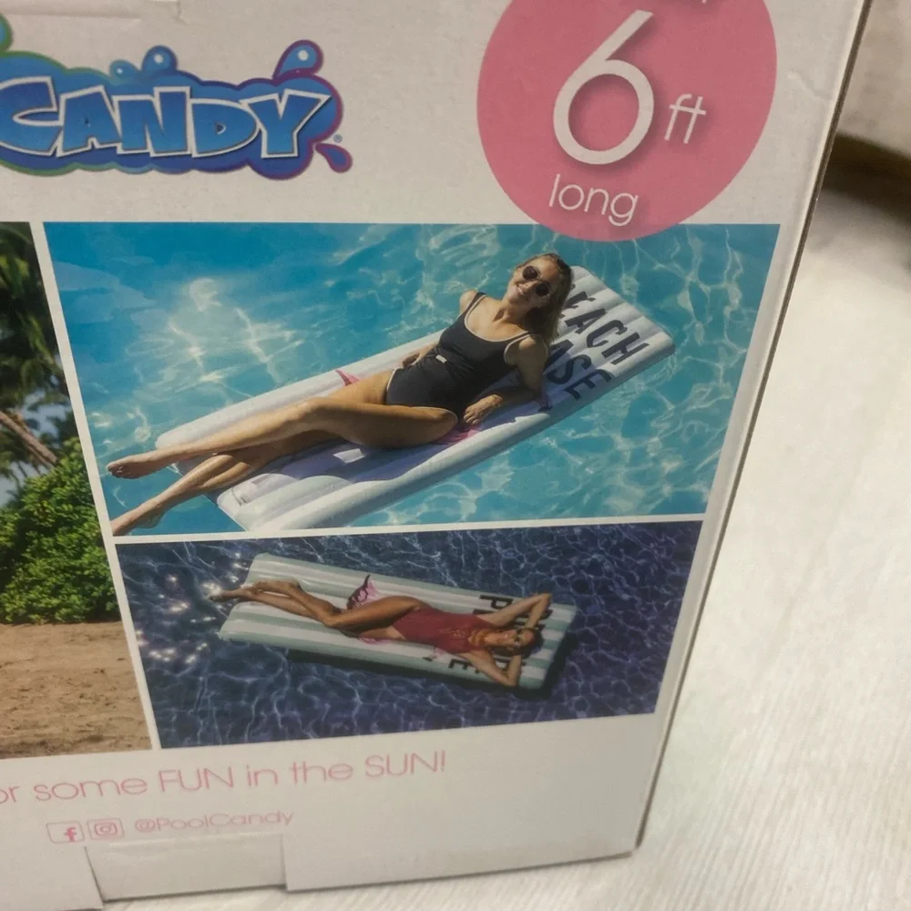 Report Collection PoolCandy Deluxe Inflatable Raft - Pink Flamingo - Picture 7 of 10